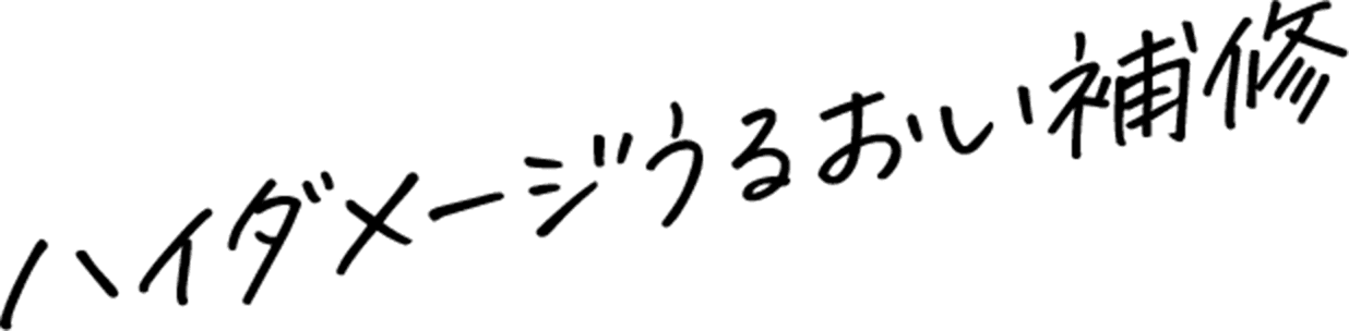 ハイダメージうるおい補修