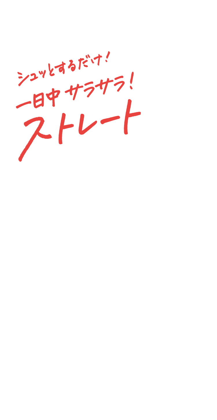 シュッとするだけ！一日中サラサラストレート　ティー＆シトラスの香り
