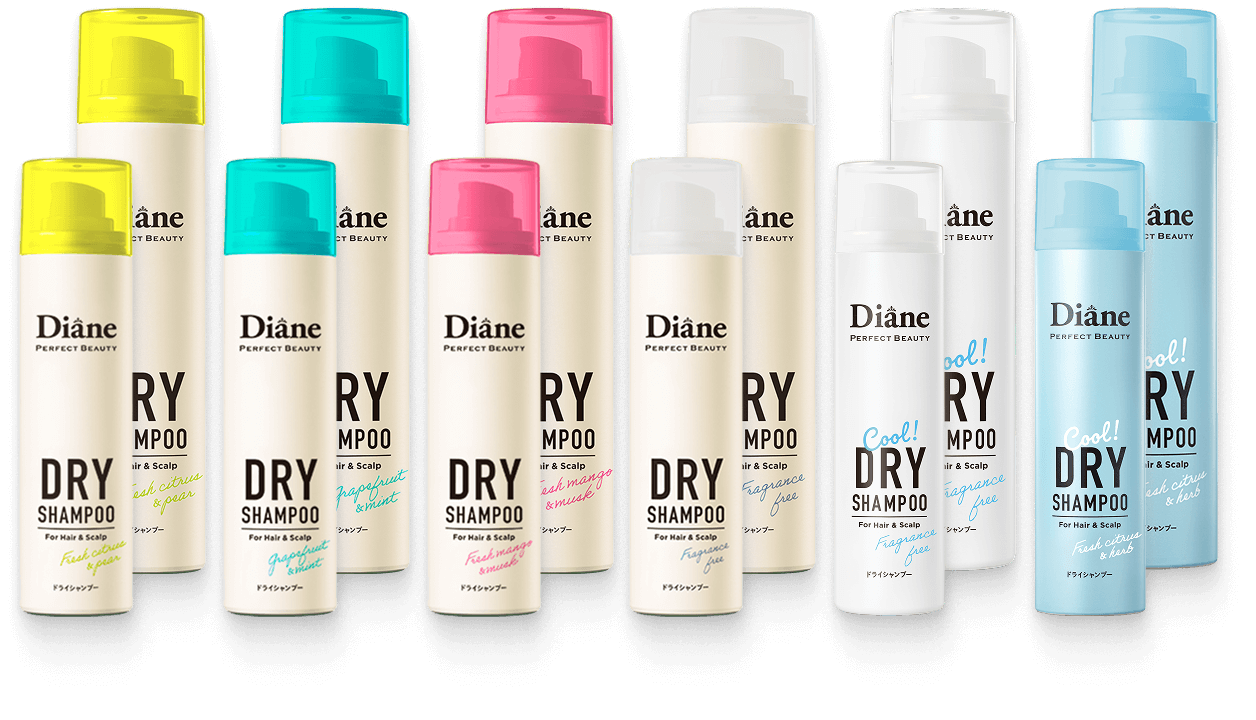 人気のドライシャンプーシリーズ商品画像