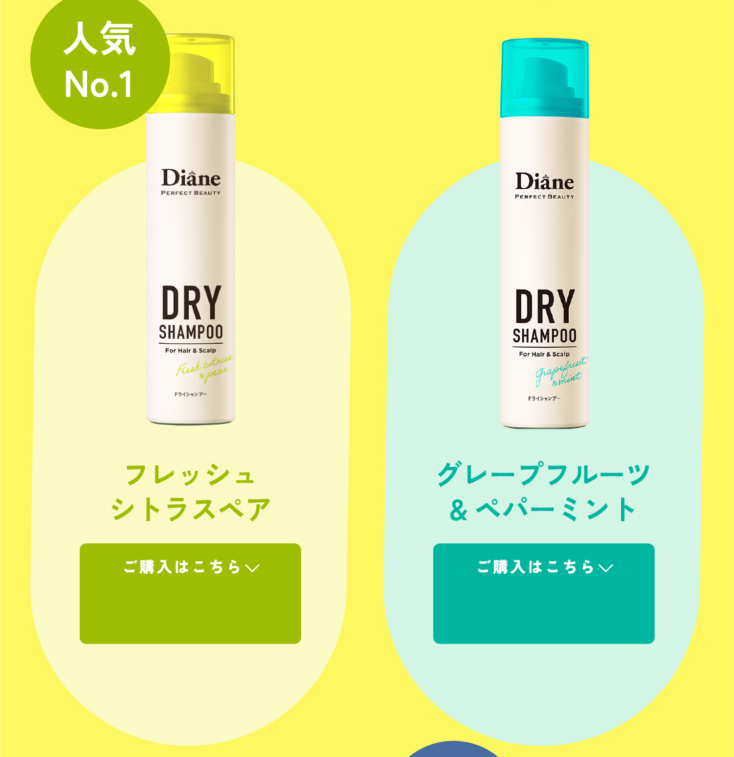 ダイアン ドライシャンプー ラインナップ